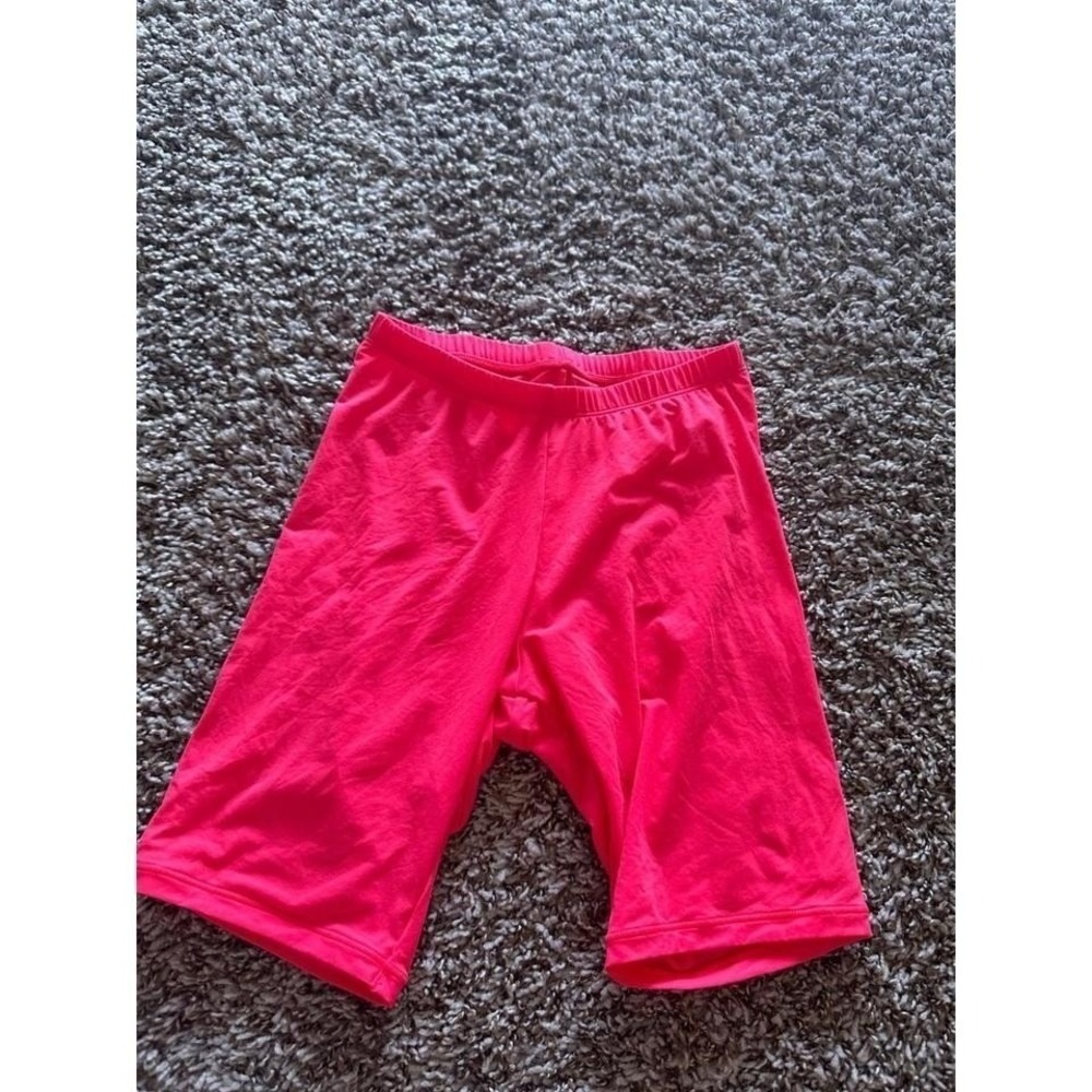 SKIMS XXS Pink Stretch Biker Shorts Comfortable Athletic Activewear